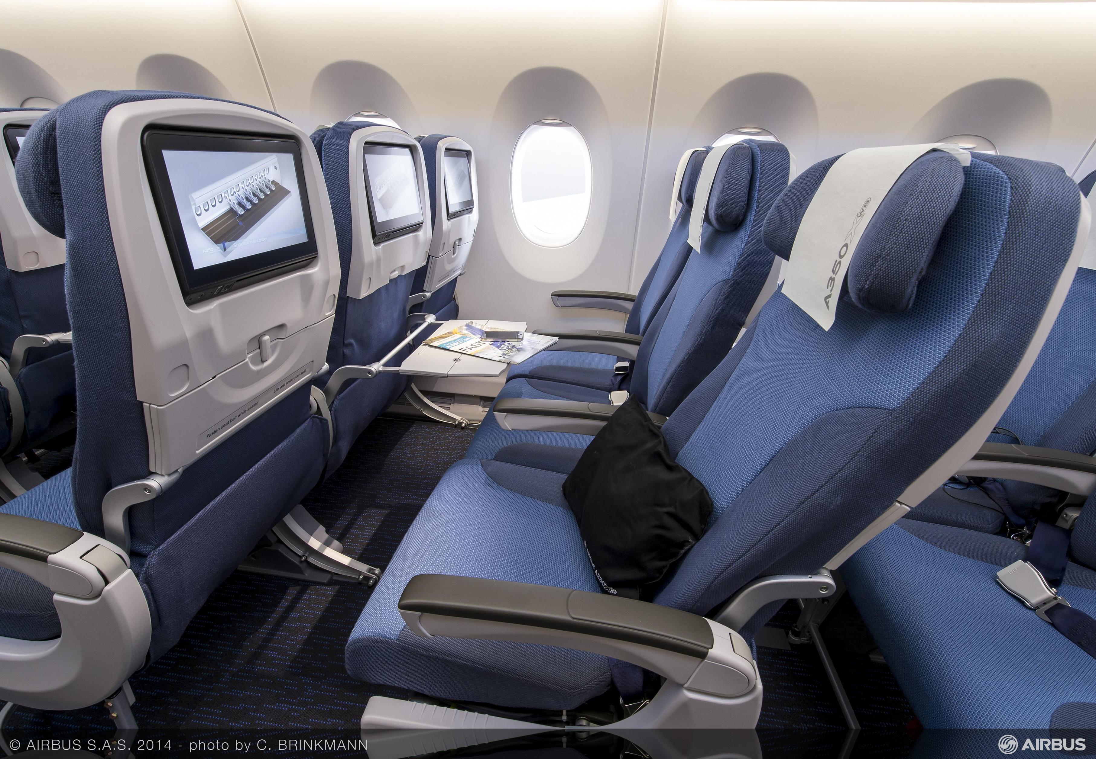 Photos: Airbus reveals A350 XWB cabin interiors - Bangalore Aviation