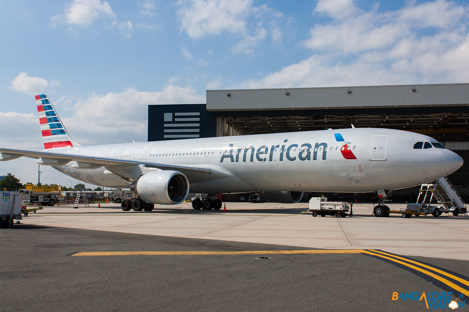 Photo Special: First A330 in American Airlines livery – Bangalore Aviation