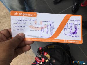 My return boarding pass from Madurai to Bangalore.