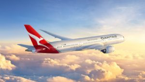 CGI of the Boeing 787-9 Dreamliner in the new Qantas livery.