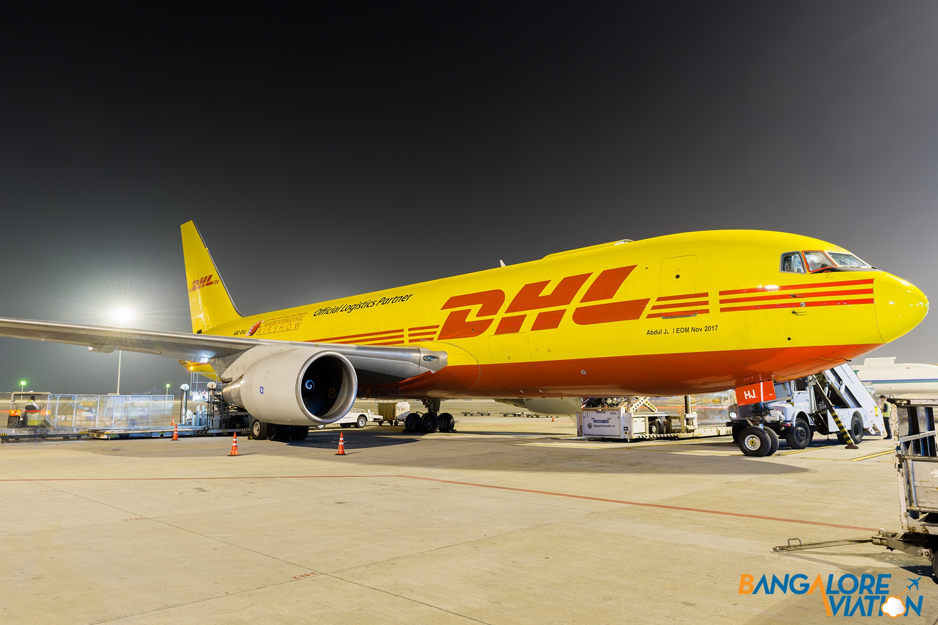 Photos Dhl Boeing 767 At Bangalore Airport Bangalore Aviation