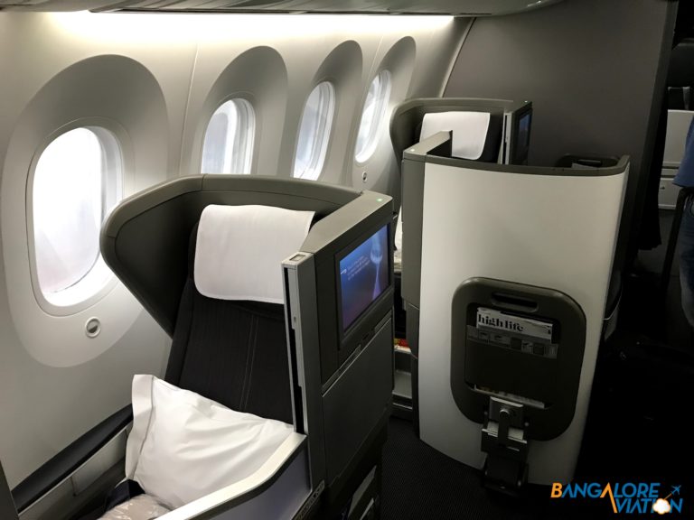 Inflight Review: British Airways Boeing 787-8: Club World: Chennai To ...