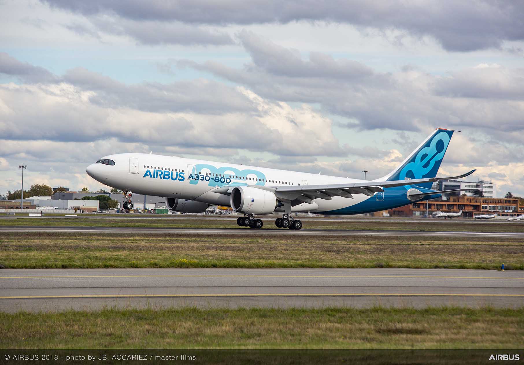 The first TAP Airbus A330neo completes its first flight